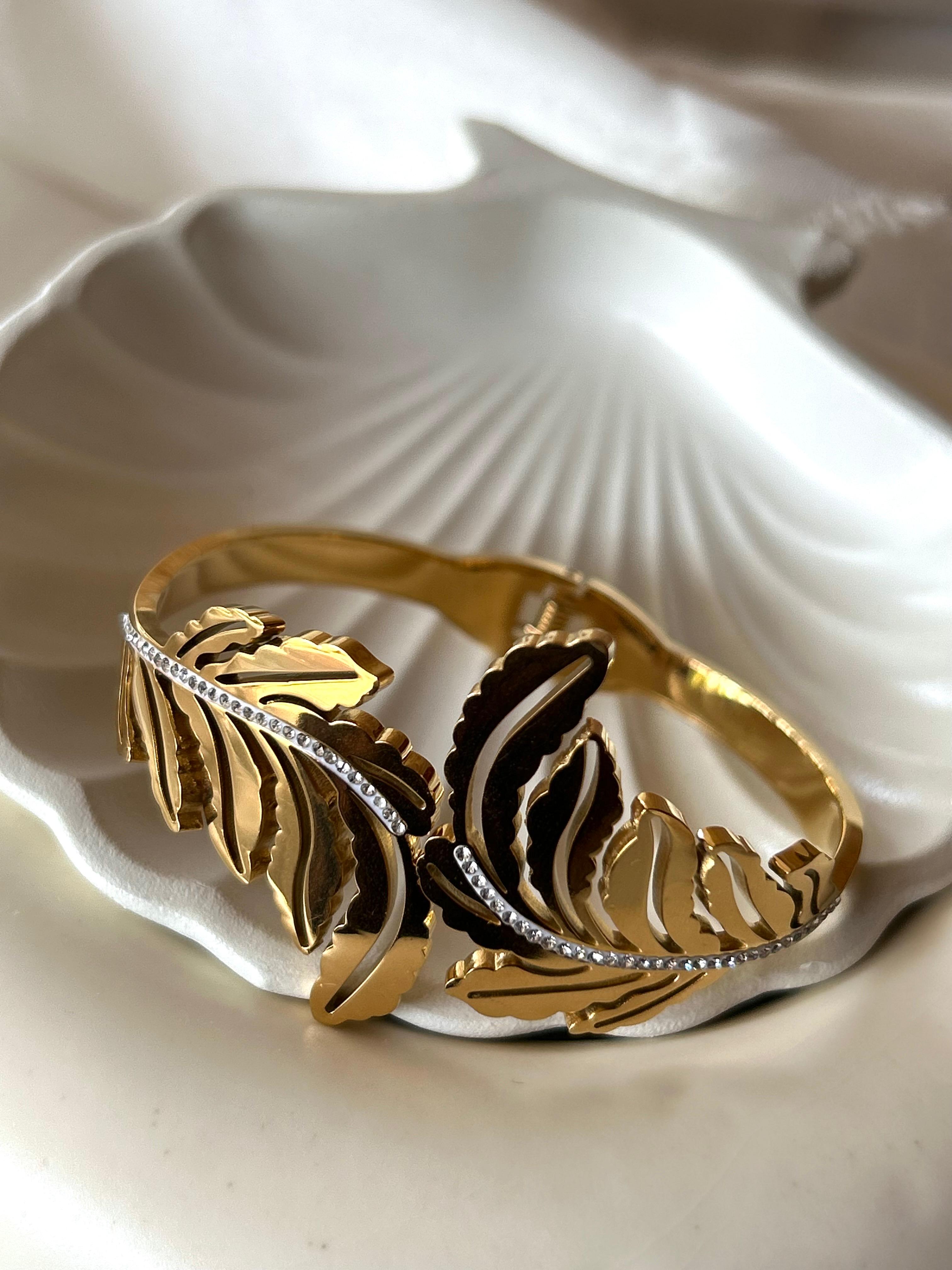 Golden Leaf Cuff