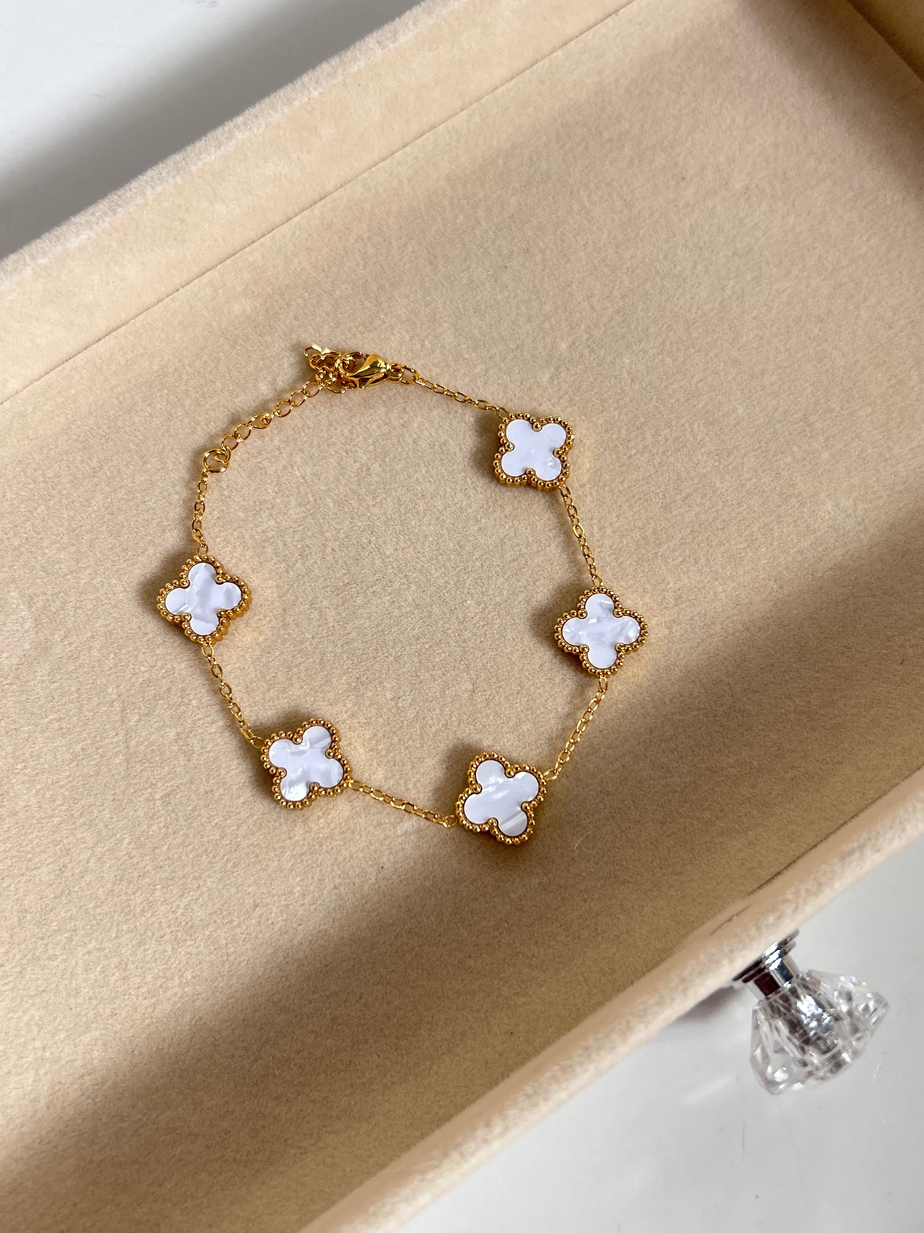 White Clover Bracelet