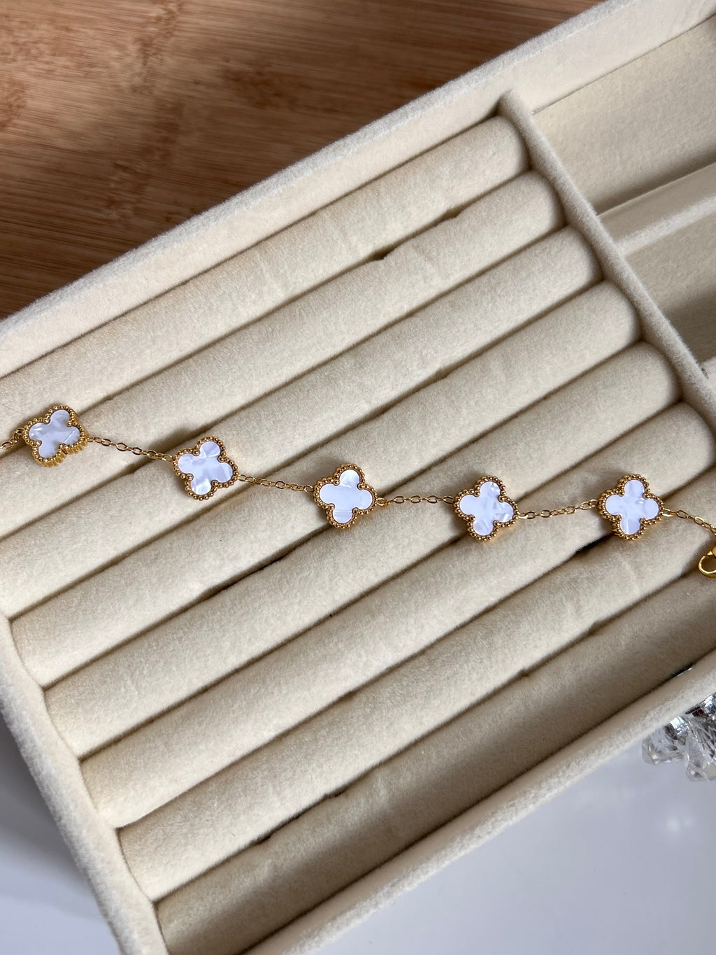 White Clover Bracelet
