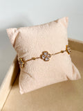 Crystal Clover Bracelet